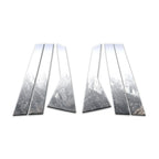 Diamond Grade 6pc Stainless Steel Pillar Post Covers for 2017-2024 Volvo XC60