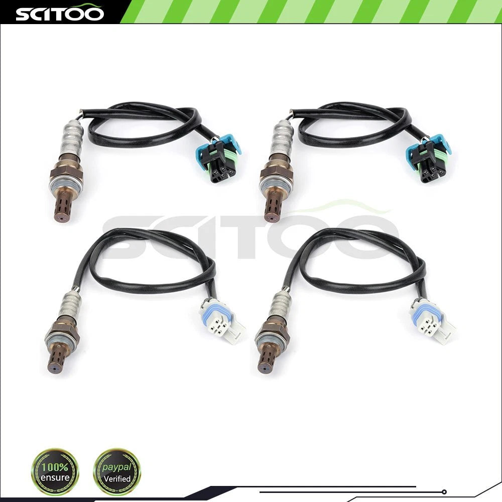 4X Oxygen O2 Sensor for Cadillac Escalade (2003–2006) 6.0L Upstream Downstream