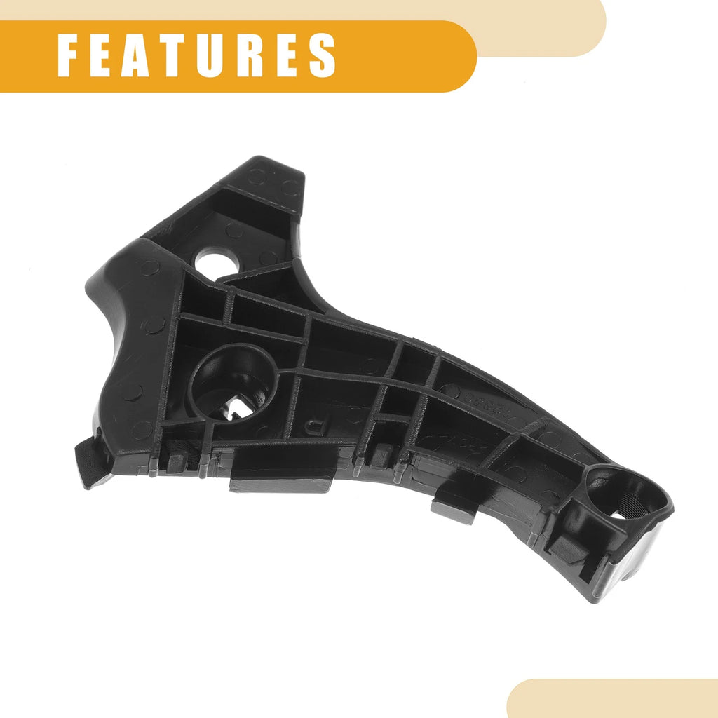 RH Front Bumper Support Bracket for Toyota Corolla (2004–2006) 1 Pc Black