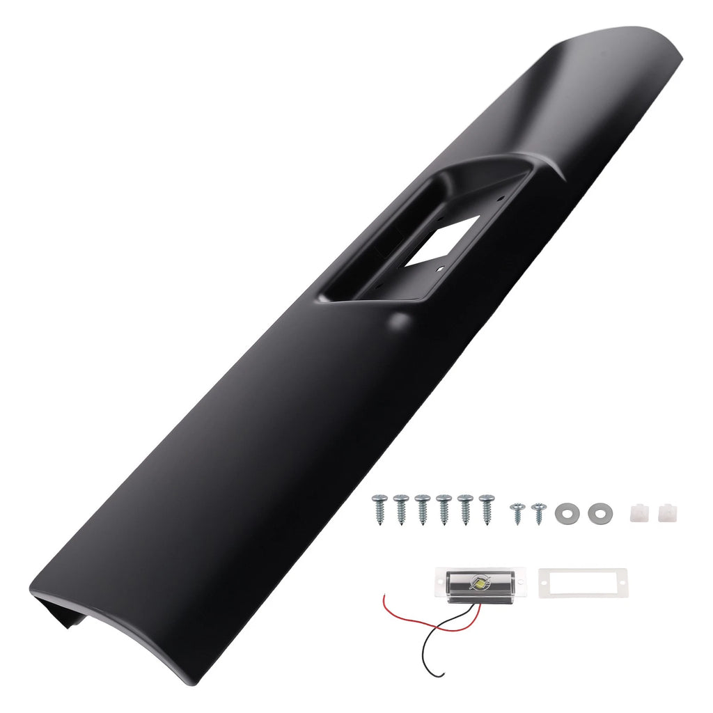 Black Rear Roll Pan for Chevrolet S10 (1994–2003) Steel Primed Screw-On