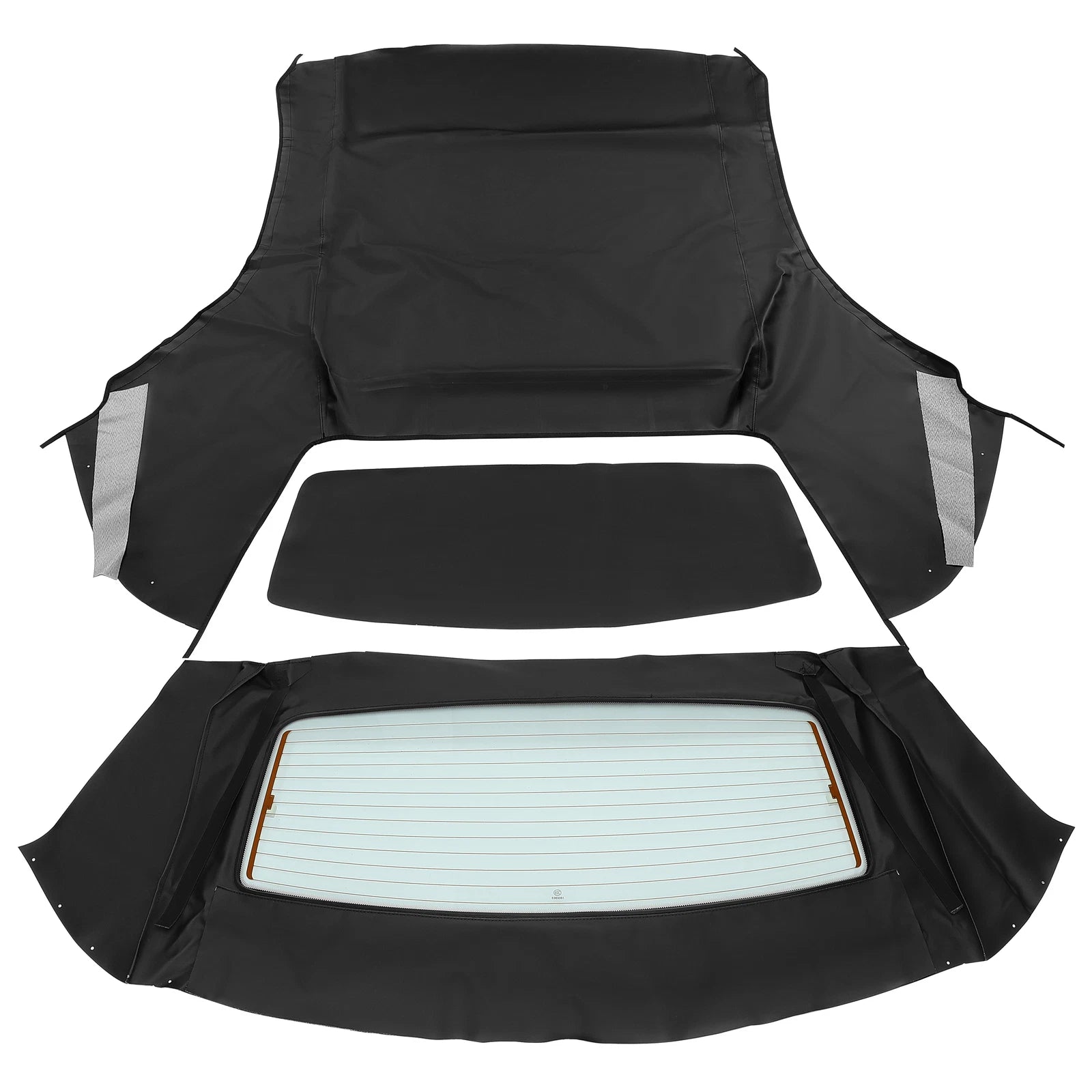 Soft Top for Ford Mustang Convertible (1994-2004) with Heated Glass Window Black