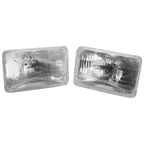 2 x Sealed Beams 6x4 Square 40/60W 12V for Landcruiser 80 Series (1990–1998)