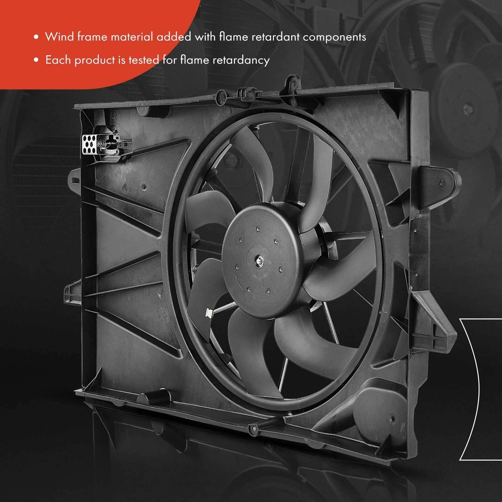Cooling Fan Assembly with Shroud for Chevy Equinox GMC Terrain (2010–2017)