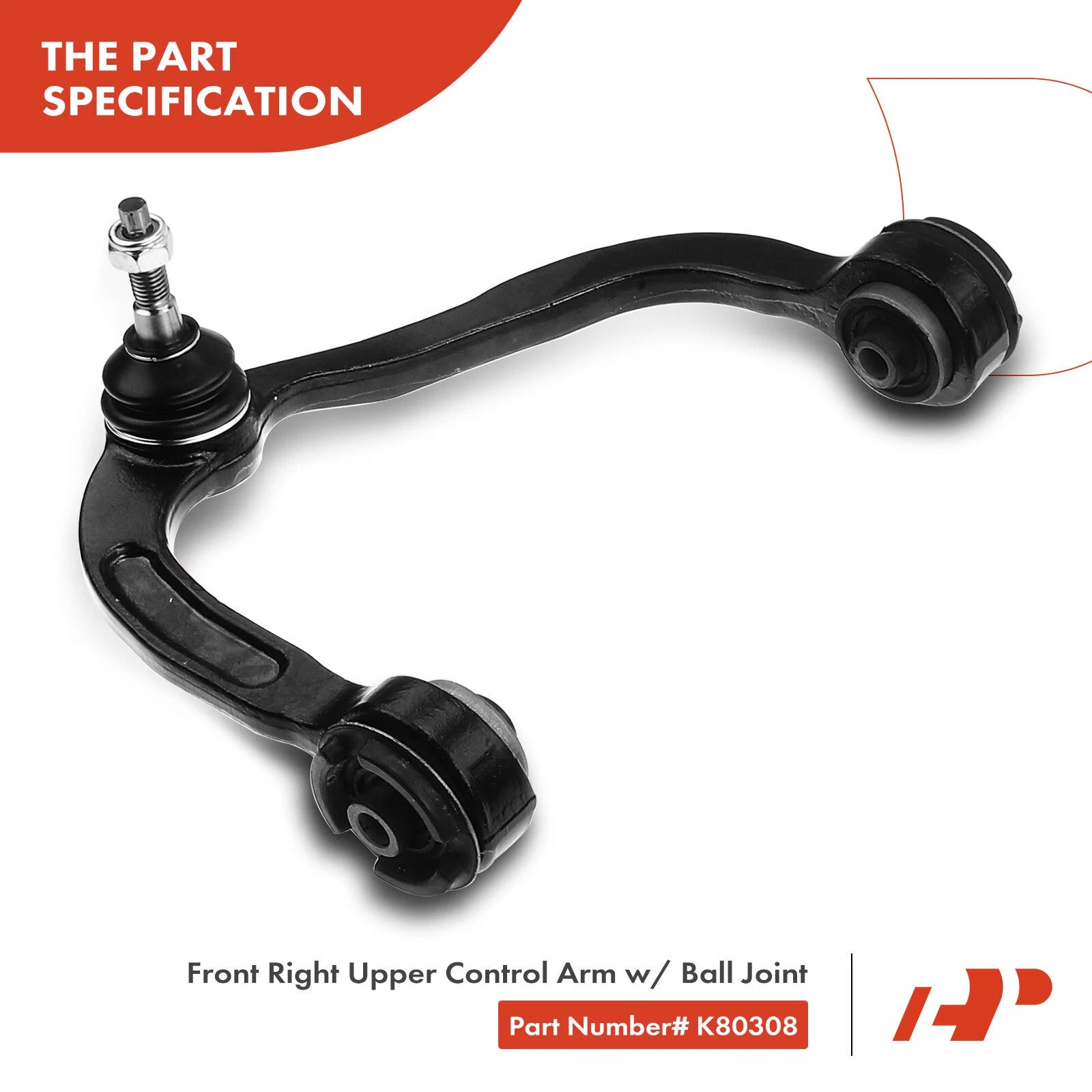 Set of 4 Front Control Arm Ball Joints for Ford F-150 (2005–2008)