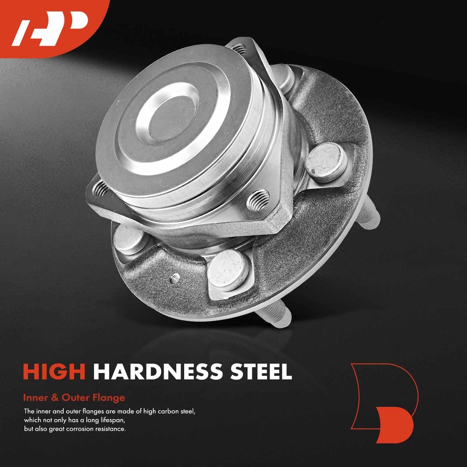 2X Wheel Hub & Bearing Assembly for Chevy Camaro Cadillac