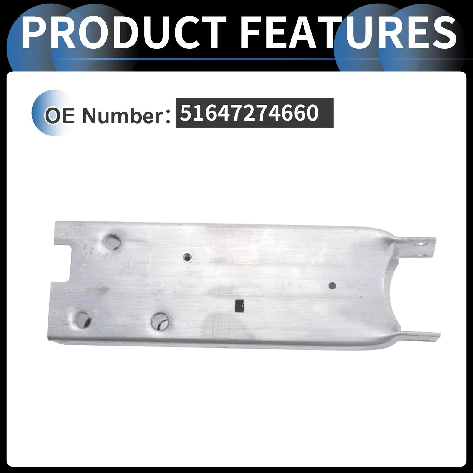 1pc Right Front Bumper Retainer Bracket for BMW X4 (2015-2018)