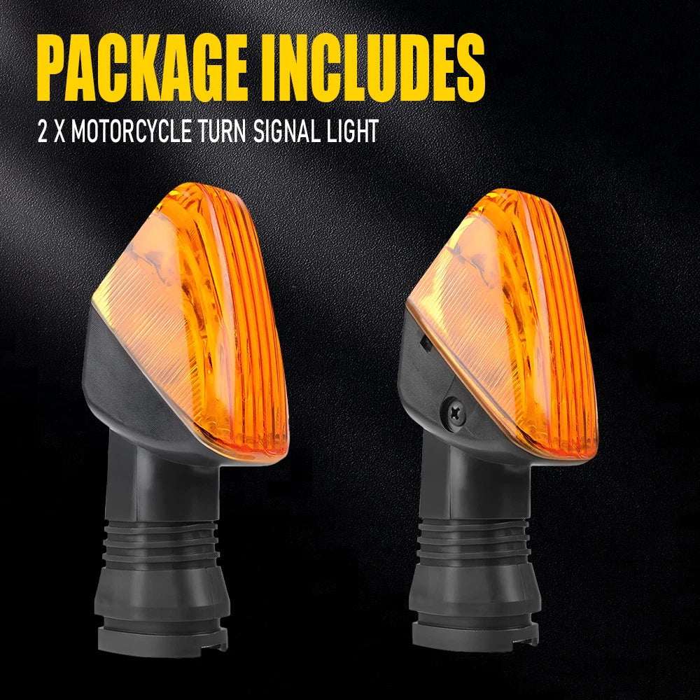 4X Amber Indicator Turn Signal Lights for Kawasaki KLE Versys (2007–2008)