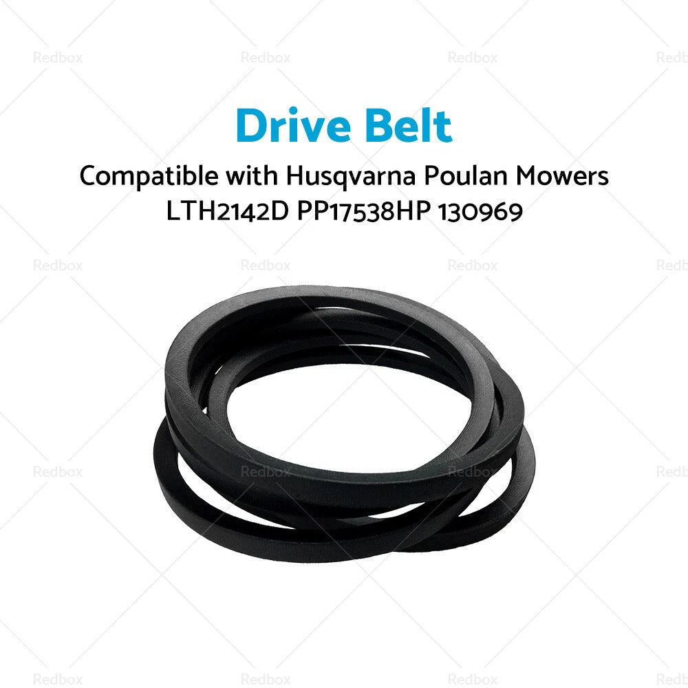 Drive Belt for Husqvarna Poulan Mowers LTH2142D (PP17538HP, 130969)