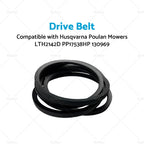 Drive Belt for Husqvarna Poulan Mowers LTH2142D (PP17538HP, 130969)