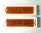 Front and Rear Side Marker Lens Lamp Assemblies for 1970–1974 Chevy Nova