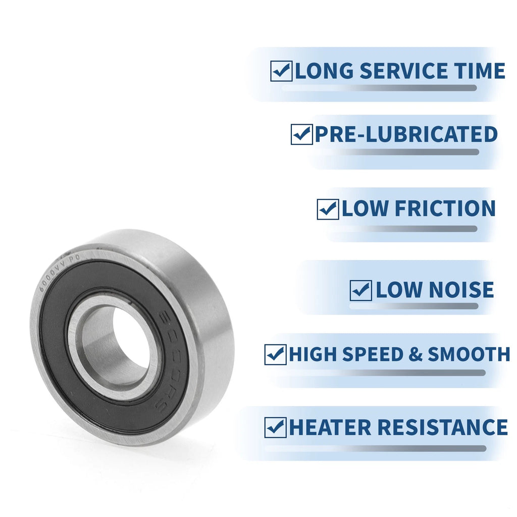 Deep Groove Ball Bearing P0 for Scooter Skateboard Wheel (10x26x8mm)