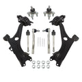 Front Lower Control Arms w/Ball Joints Tie Rod Ends for Honda Civic (2016–2019)