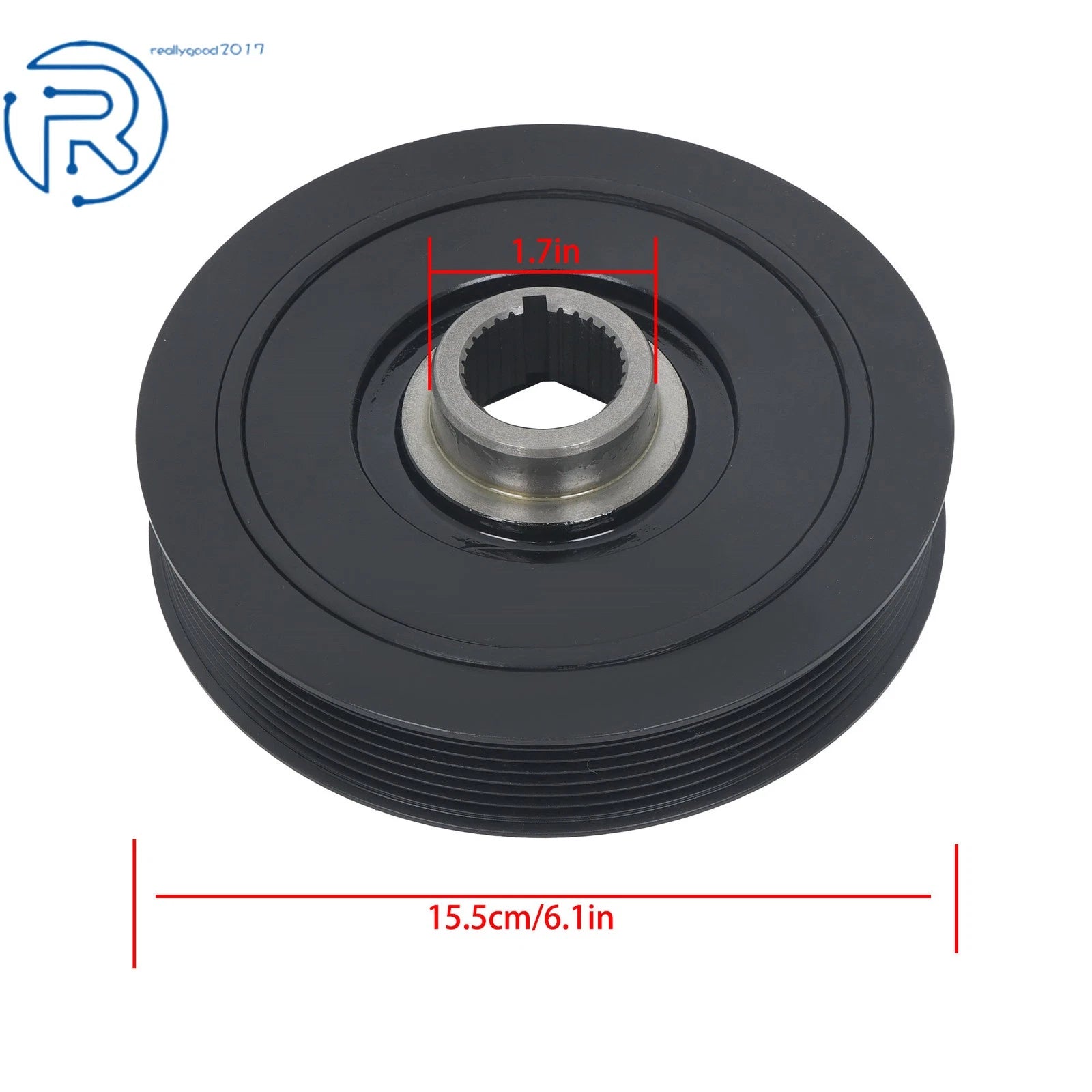 Engine Harmonic Balancer for Acura TSX RSX Honda CR-V Element Accord (2002–2008)