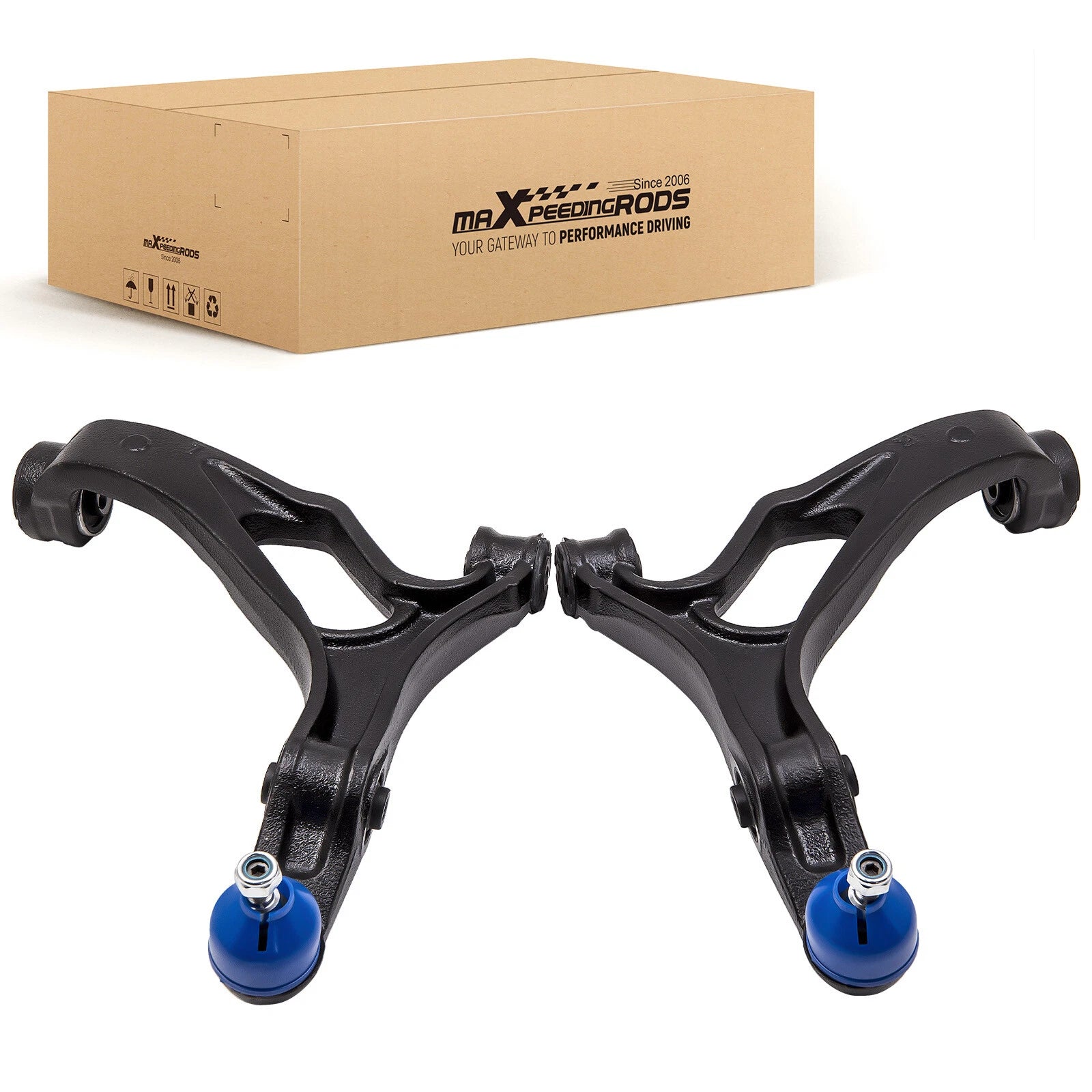2X Front Lower Control Arms w/ Ball Joint for Audi Q7 (2007–2008)