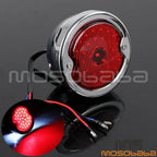 Chrome LED Tail Light Indicator Red Lens for Ford Pick-ups (1933-1936)