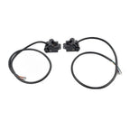 1" CNC Handlebar Switch Controls Housing for Harley Universal Motor Black