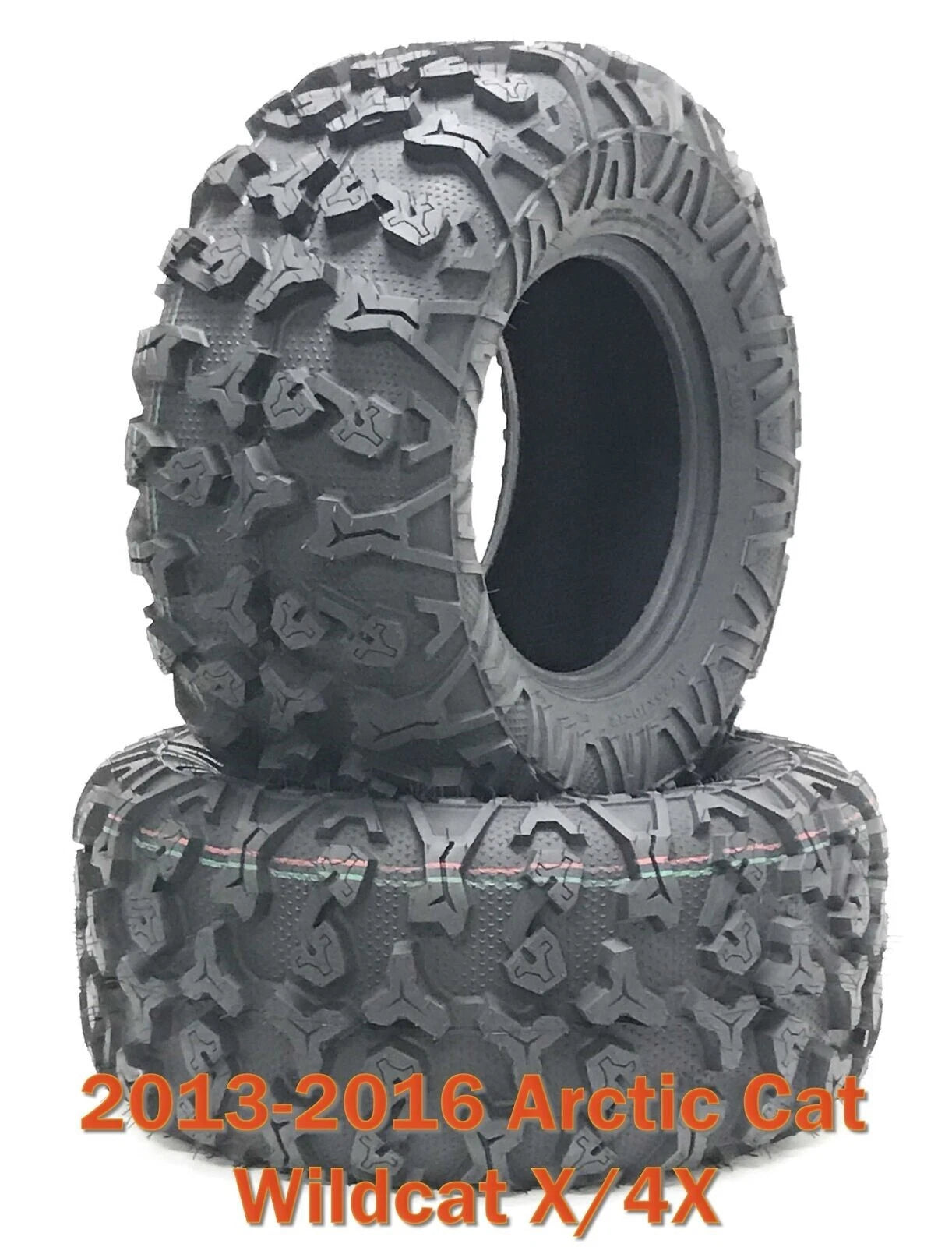 2 ATV Tires 27x11R14 8PR Radial for Arctic Cat Wildcat X/4X (2013–2016)