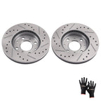 Front Brake Rotors Pair for Honda Civic/CRX (1990–2000) S-31029