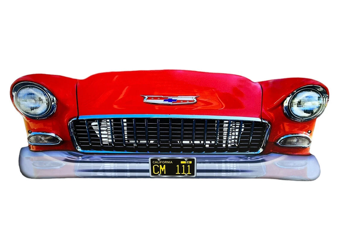 Front Bumper Metal Sign for Chevy Bel Air (1957–1960)