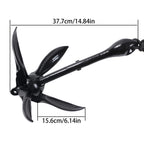 Folding Kayak Anchor Set 2.5kg for Grapnel Boat (USA)