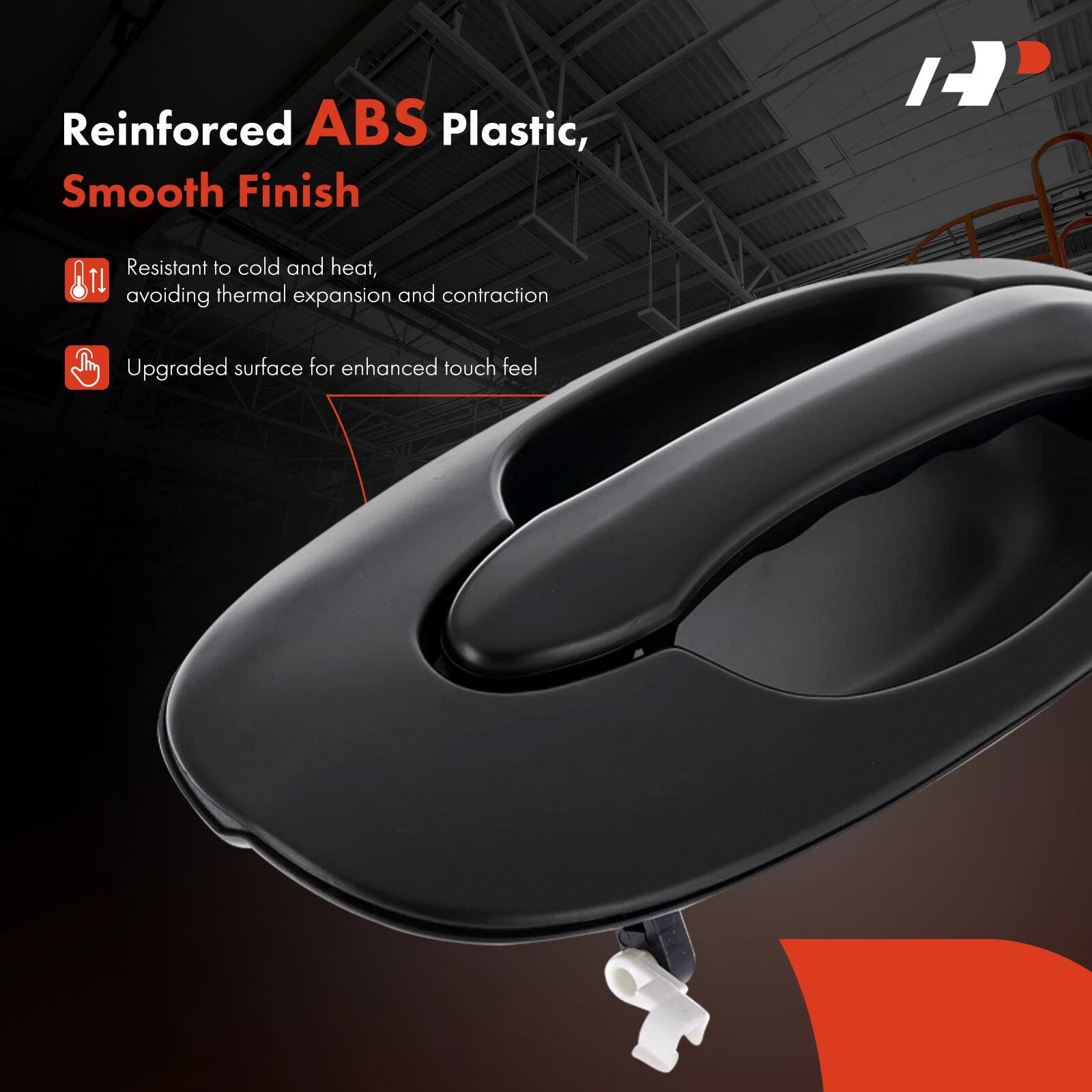 Left Black Exterior Door Handle for Kia Sedona (2002–2005)