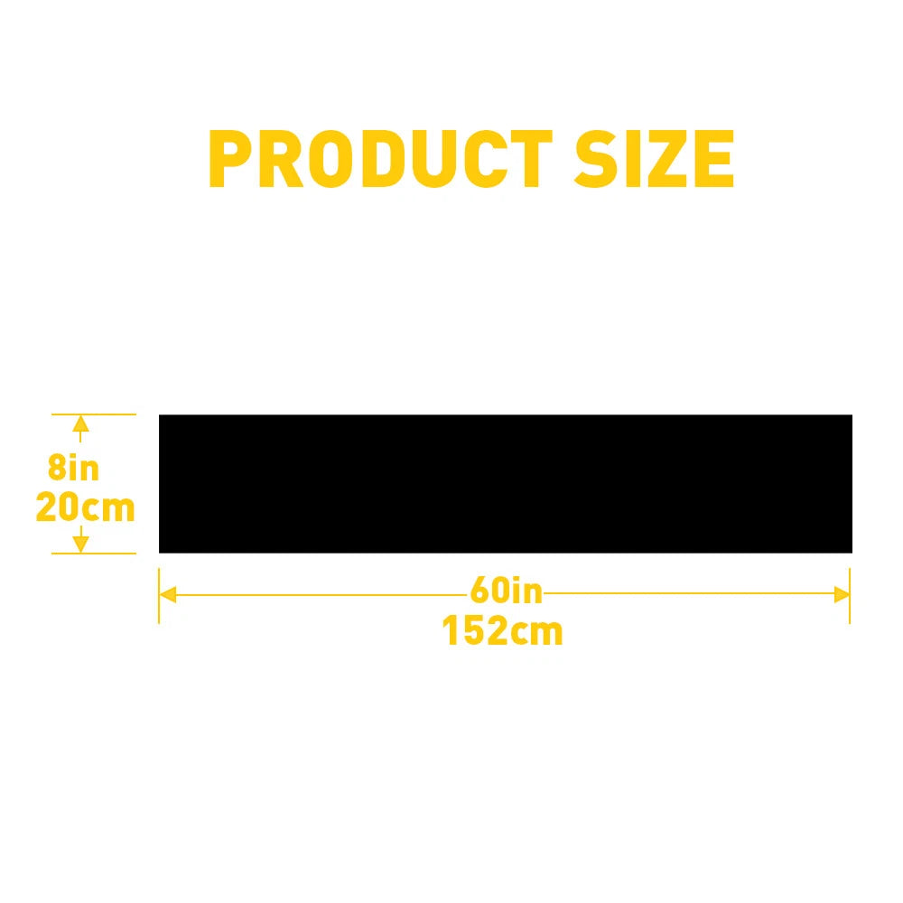 Sun Strip Visor for Universal Windshield (60"x8")