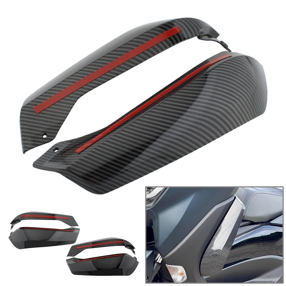 Air Deflector Side Wind Screen for Yamaha NMAX 155 (2020–2024) Carbon Black