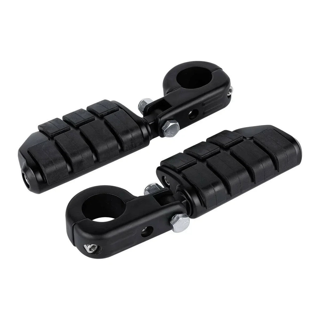 Matte Black 32mm Highway Engine Guard Footpegs for Harley Dyna Sportster
