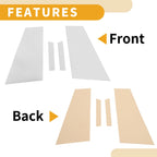 Set of 4 Car Pillar Window Trim Covers for Mercedes Benz CLS-Class  Chrome
