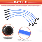 5 Pcs Spark Plug Wire Ignition Coil Cable No. 3370060A20 for Suzuki 413 (1986–1990)