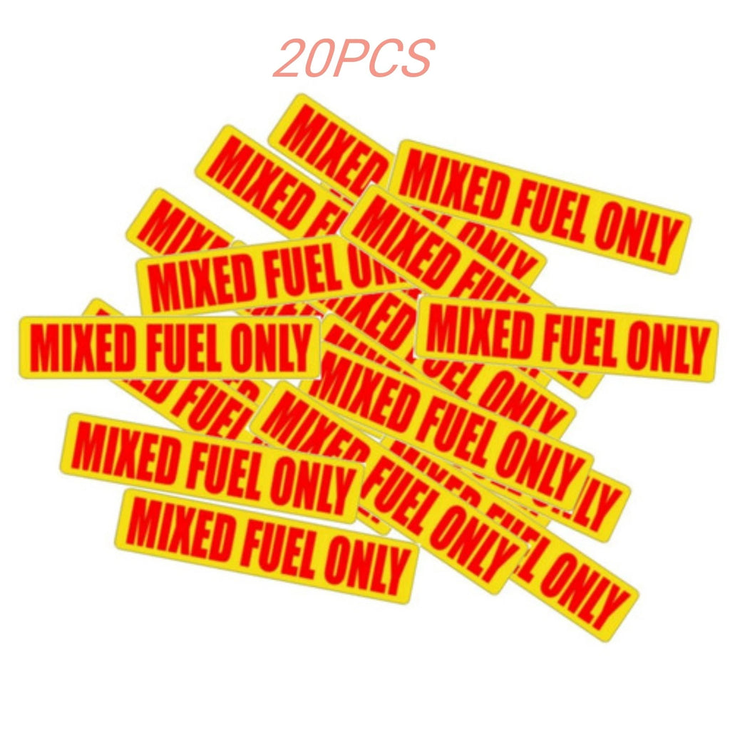 20Pcs Mixed Fuel Only Stickers for Trucks Tractors Fuel Cans Gas Caps