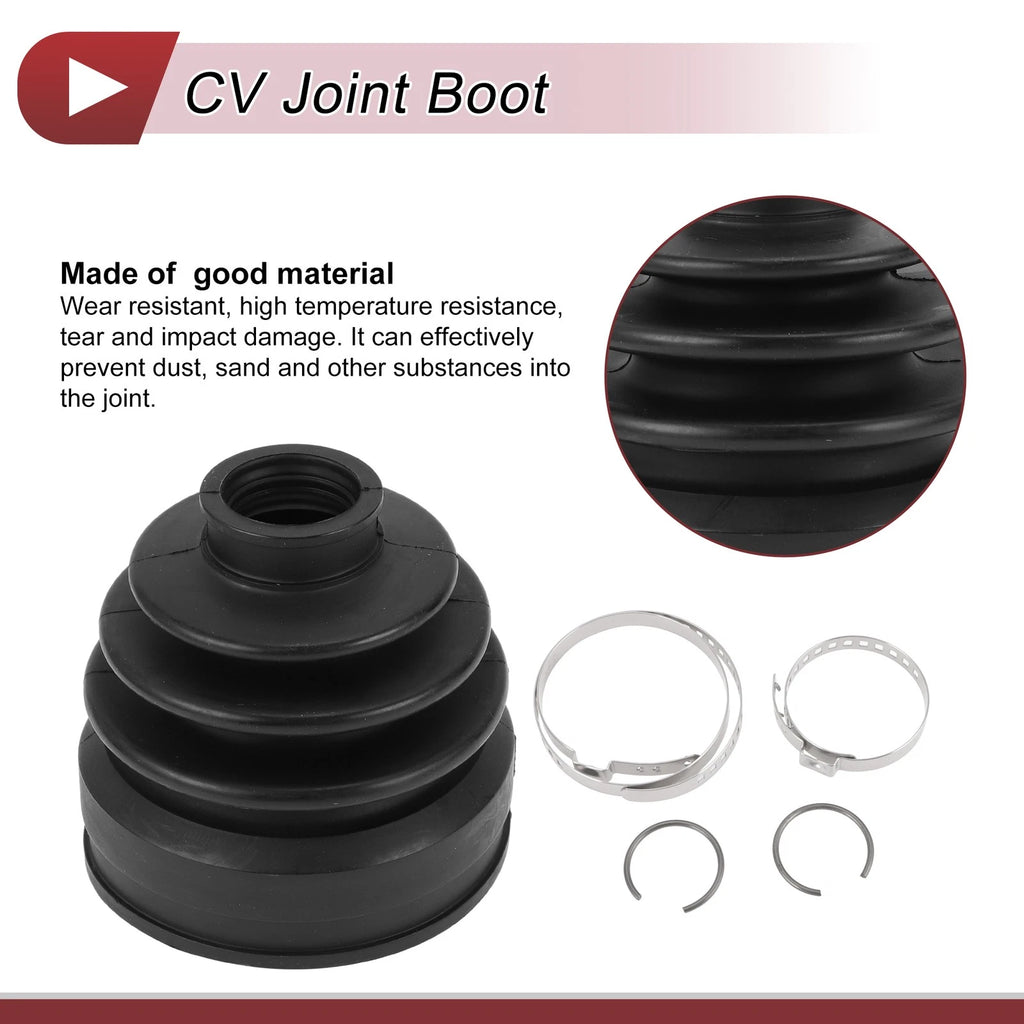 Inner CV Joint Boot Kit w/ Clamps for Nissan Pathfinder (2013–2020)