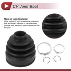 Inner CV Joint Boot Kit w/ Clamps for Nissan Pathfinder (2013–2020)