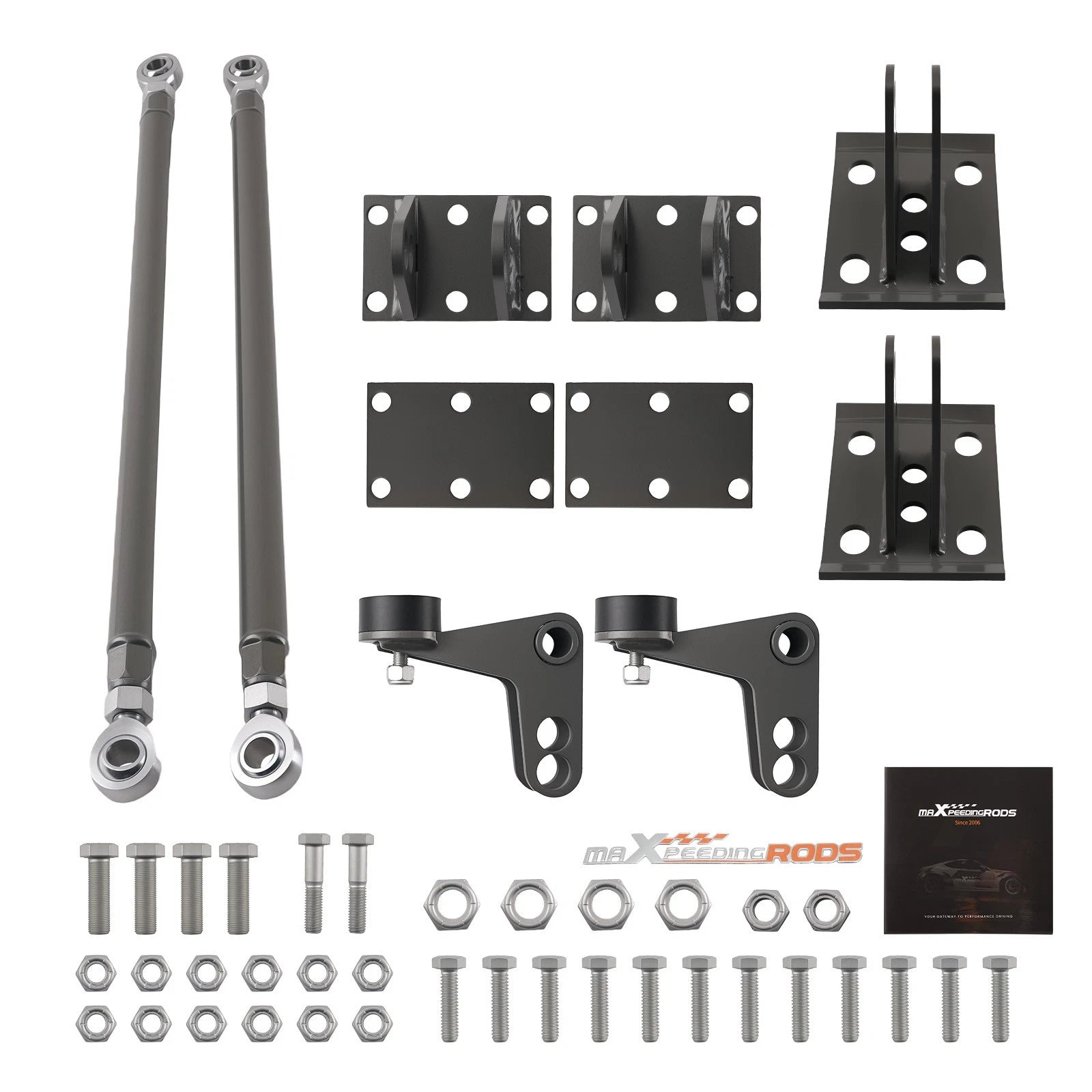 Rear Steel Traction Bar for GMC Sierra (1999–2018) 4mm Wall 2WD 4WD