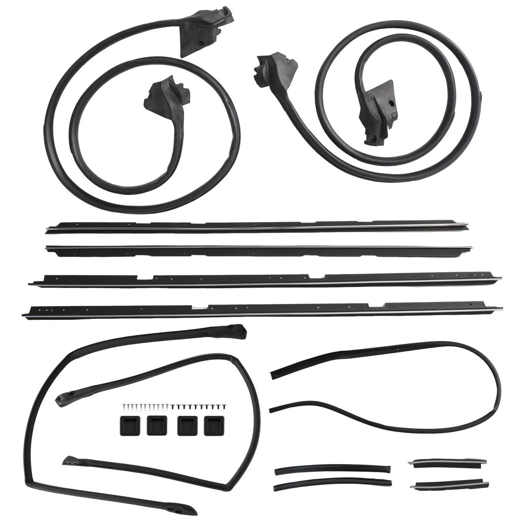 17pc Weatherstripping Seals Kit for El Camino (1978-1987)