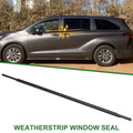 1pc Rear Left Weatherstrip Window Seal No. 6823008020 for Toyota Sienna (2011–2022)