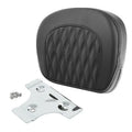 Black Sissy Bar Pad Backrest for Harley Touring CVO Road Street Glide (2014-2023)