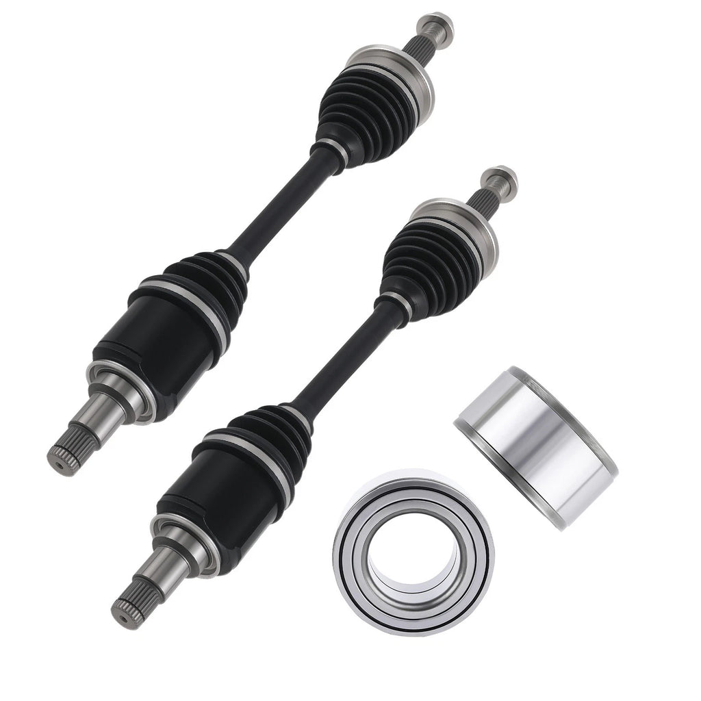 Set of 2 Front CV Axle Shafts for Toyota Tundra Sequoia (2000–2007) 4WD