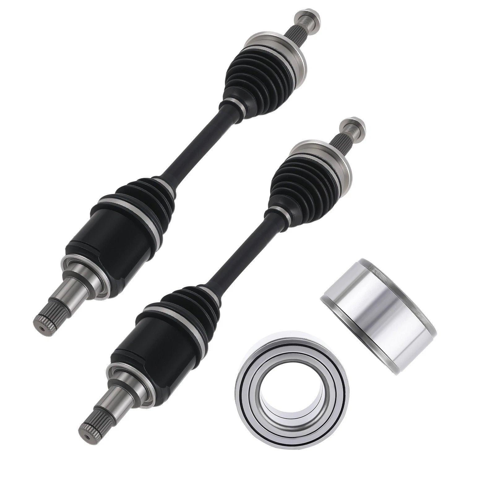 Set of 2 Front CV Axle Shafts for Toyota Tundra Sequoia (2000–2007) 4WD