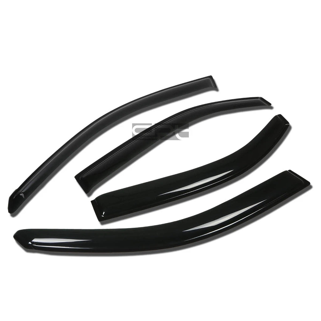 Set of 4 Smoke Tint Window Visors for Honda Civic 1999–2005