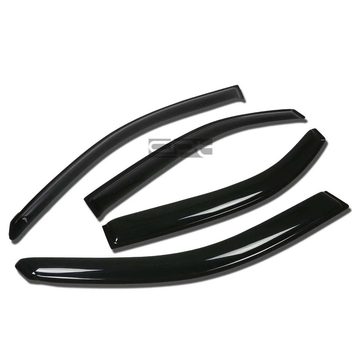 Set of 4 Smoke Tint Window Visors for Honda Civic 1999–2005