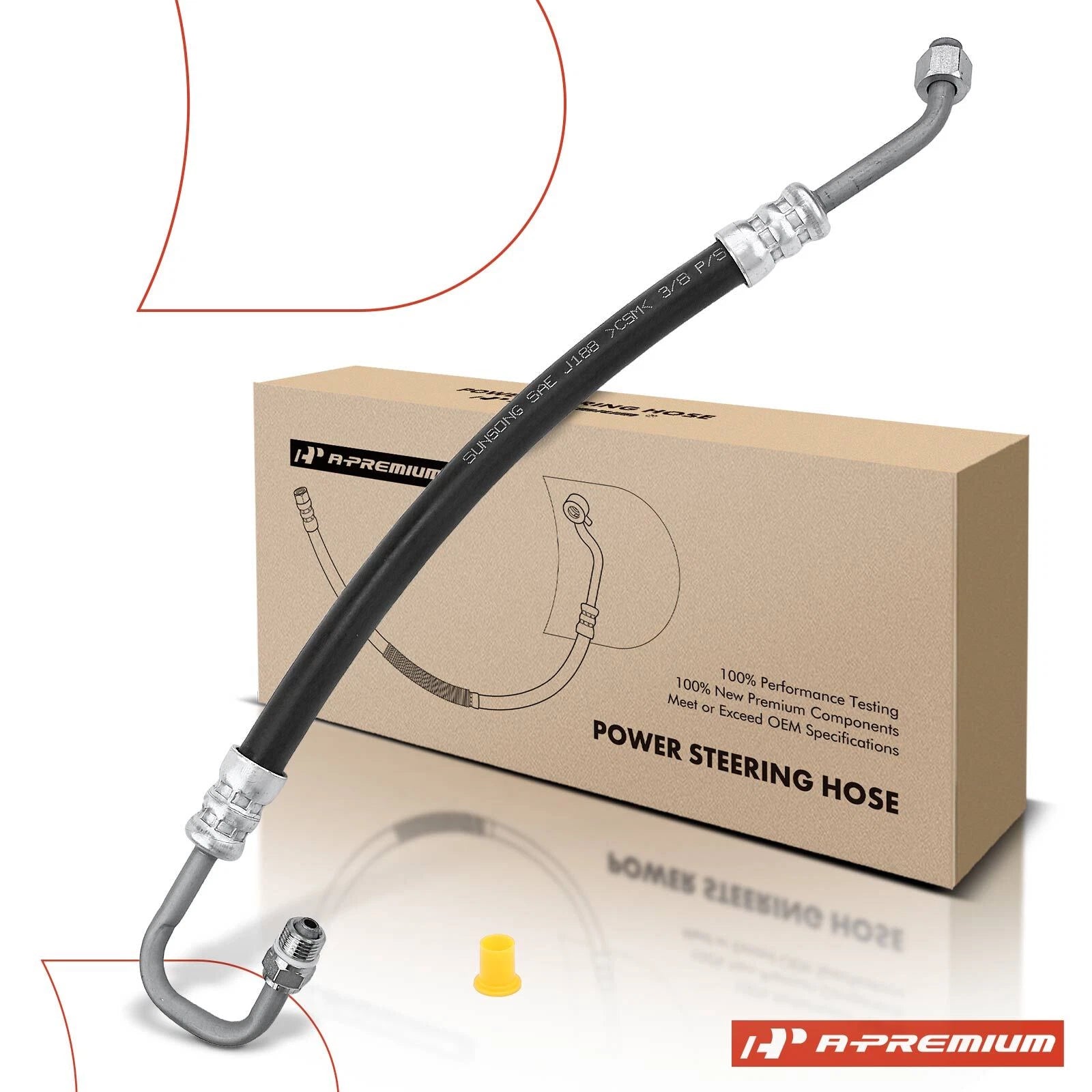 Power Steering Pressure Line Hose for Ford E-550 Super Duty (2008–2010)