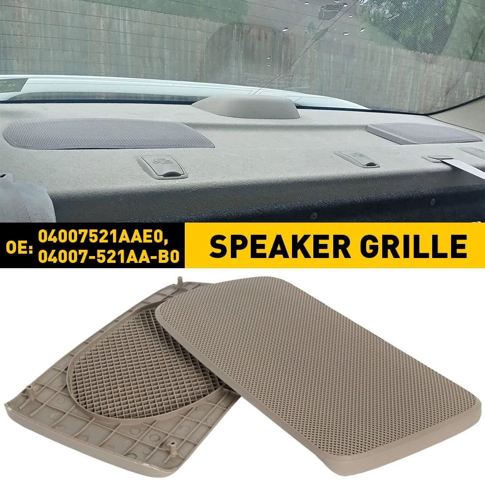 2X Rear Speaker Grille Covers for 2002-2006 Toyota Camry (Tan)