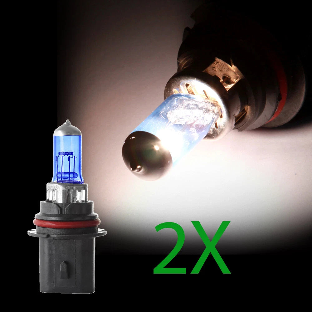 Set of 2 9004-HB1 5900K Halogen Xenon Headlight Bulbs for Low & High Beam