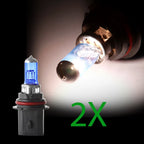Set of 2 9004-HB1 5900K Halogen Xenon Headlight Bulbs for Low & High Beam