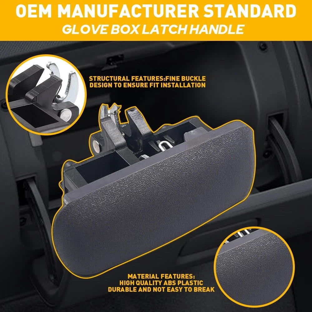 Glove Box Latch Handle for Dodge Dakota Durango (1997–2000) Agate Black