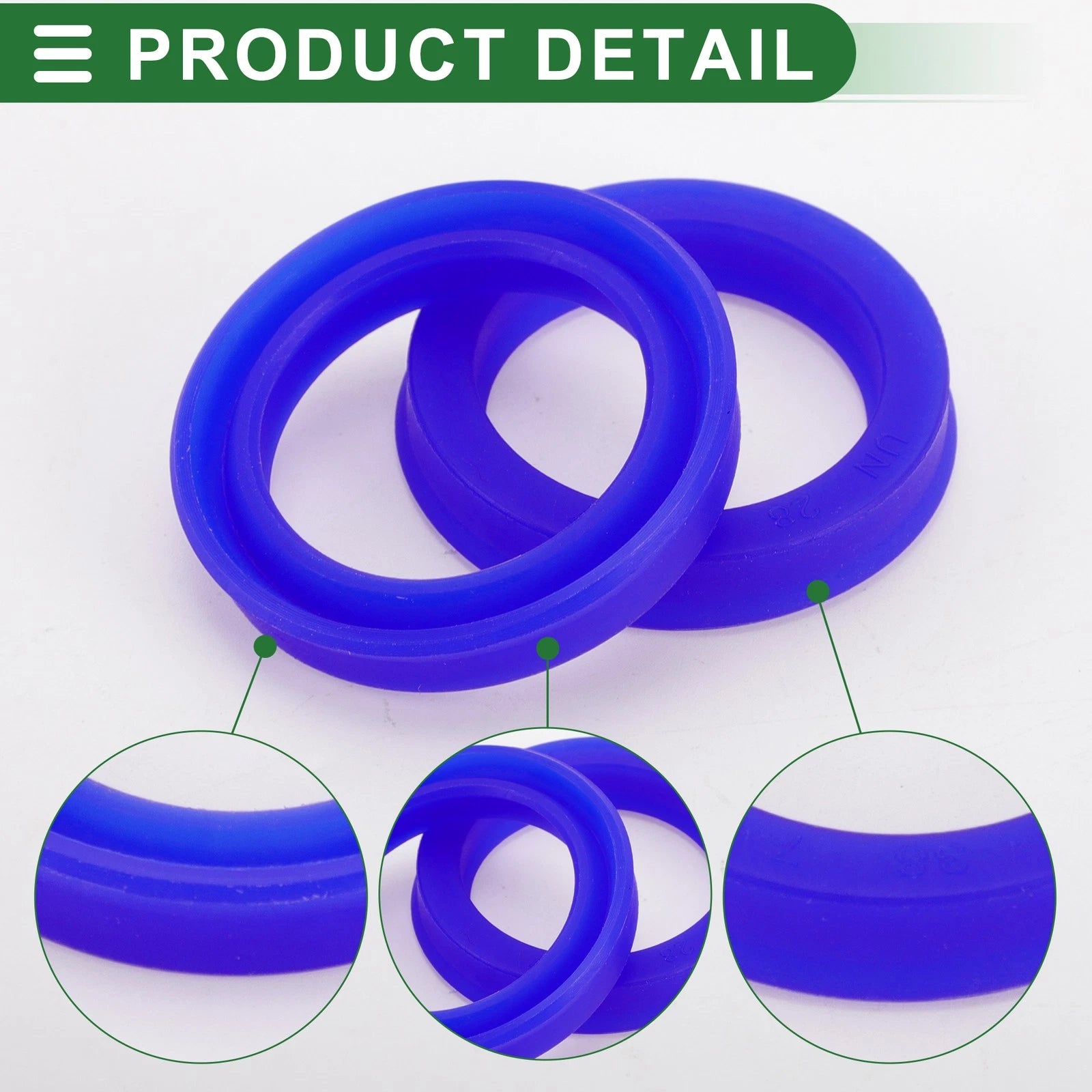 Oil Seal Ring for Rotary Shaft 28x38x7mm (Set of 5)