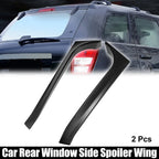 2pcs Black Rear Window Side Spoiler Trim for Volkswagen Golf 6 MK6 GTI R