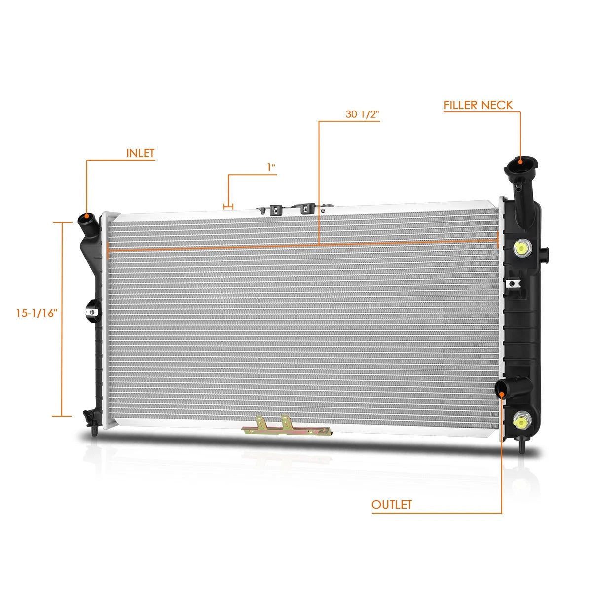 Aluminum Core Radiator for Chevy Lumina/Monte Carlo (1996–2001) DPI-2251