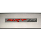 Stainless Door Badges with Vinyl SRT 8 Inlay for Dodge Challenger (2009–2014)